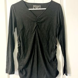 Motherhood size small charcoal grey shirt